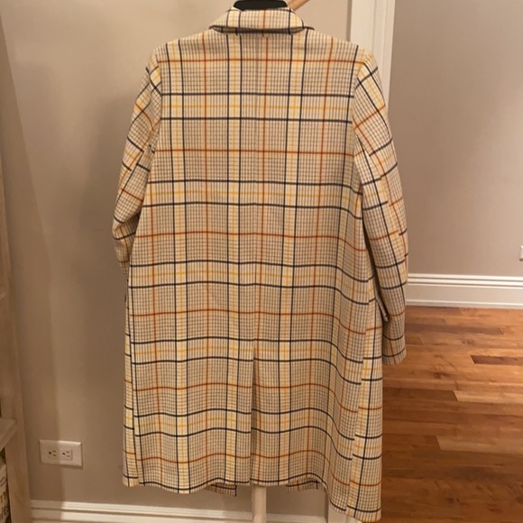 H&M trench plaid jacket - Picture 2 of 2